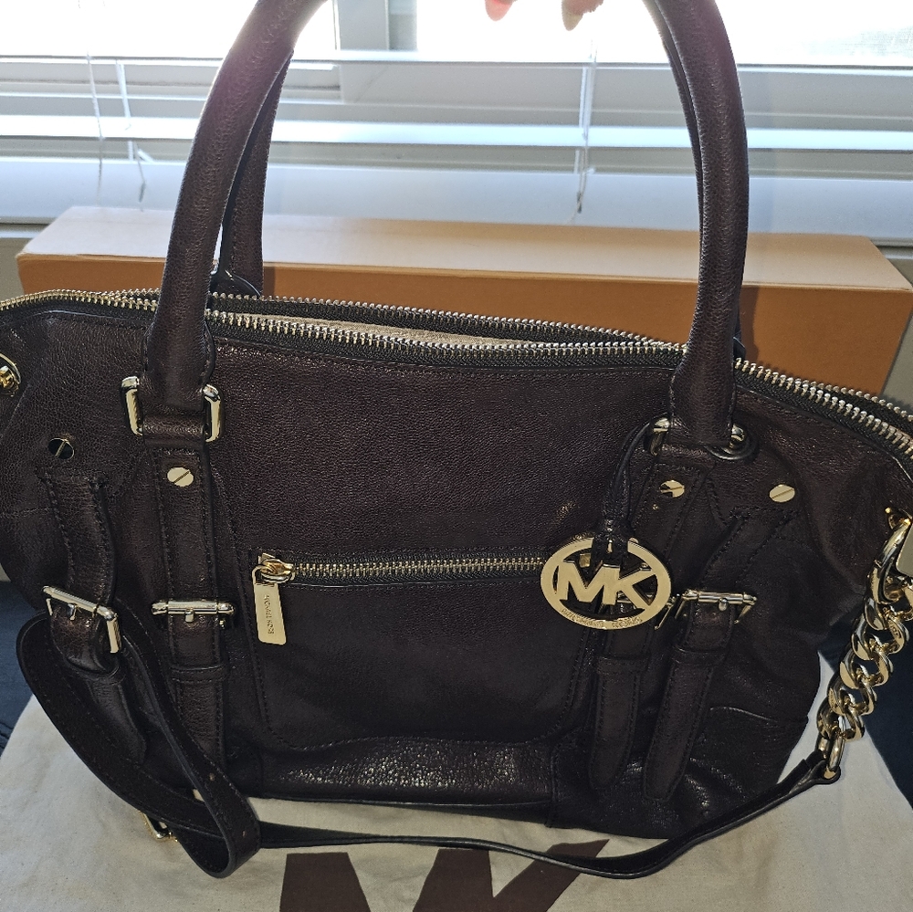 Michael Kors Brown Leather Handbag